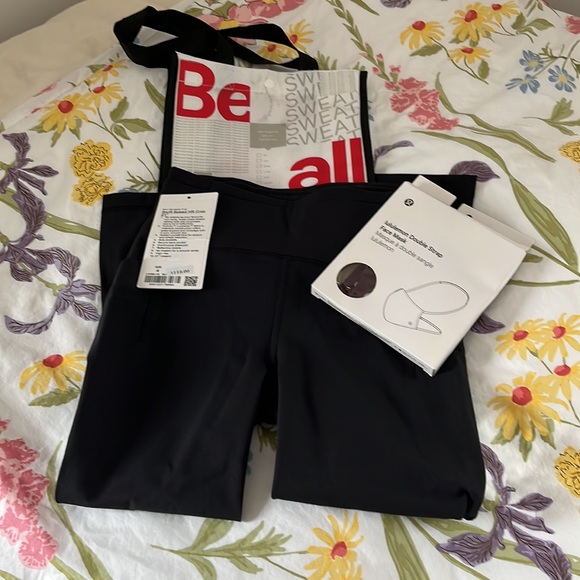 NWOT Lululemon Swift Speed HR CROP 21” w/Face Mask - Picture 13 of 13